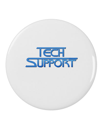 Tech Support Logo 2.25&#x22; Round Pin Button-Round Pin Button-TooLoud-White-2.25in-Davson Sales