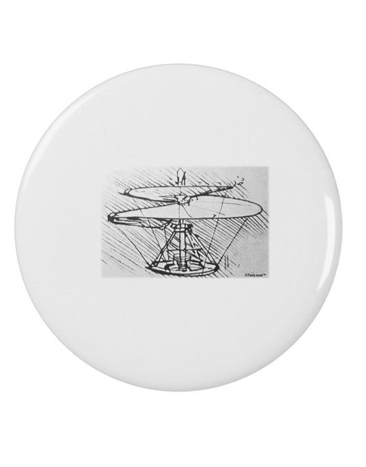 Helicopter Sketch 2.25&#x22; Round Pin Button-Round Pin Button-TooLoud-White-2.25in-Davson Sales