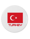 Turkey Flag with Text 2.25&#x22; Round Pin Button by TooLoud-Round Pin Button-TooLoud-White-2.25in-Davson Sales