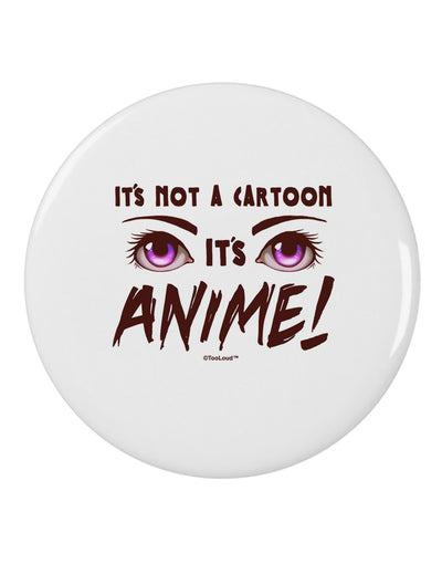 Not A Cartoon Eyes Magenta 2.25&#x22; Round Pin Button-Round Pin Button-TooLoud-White-2.25in-Davson Sales