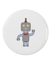 Cute Robot Male 2.25&#x22; Round Pin Button-Round Pin Button-TooLoud-White-2.25in-Davson Sales