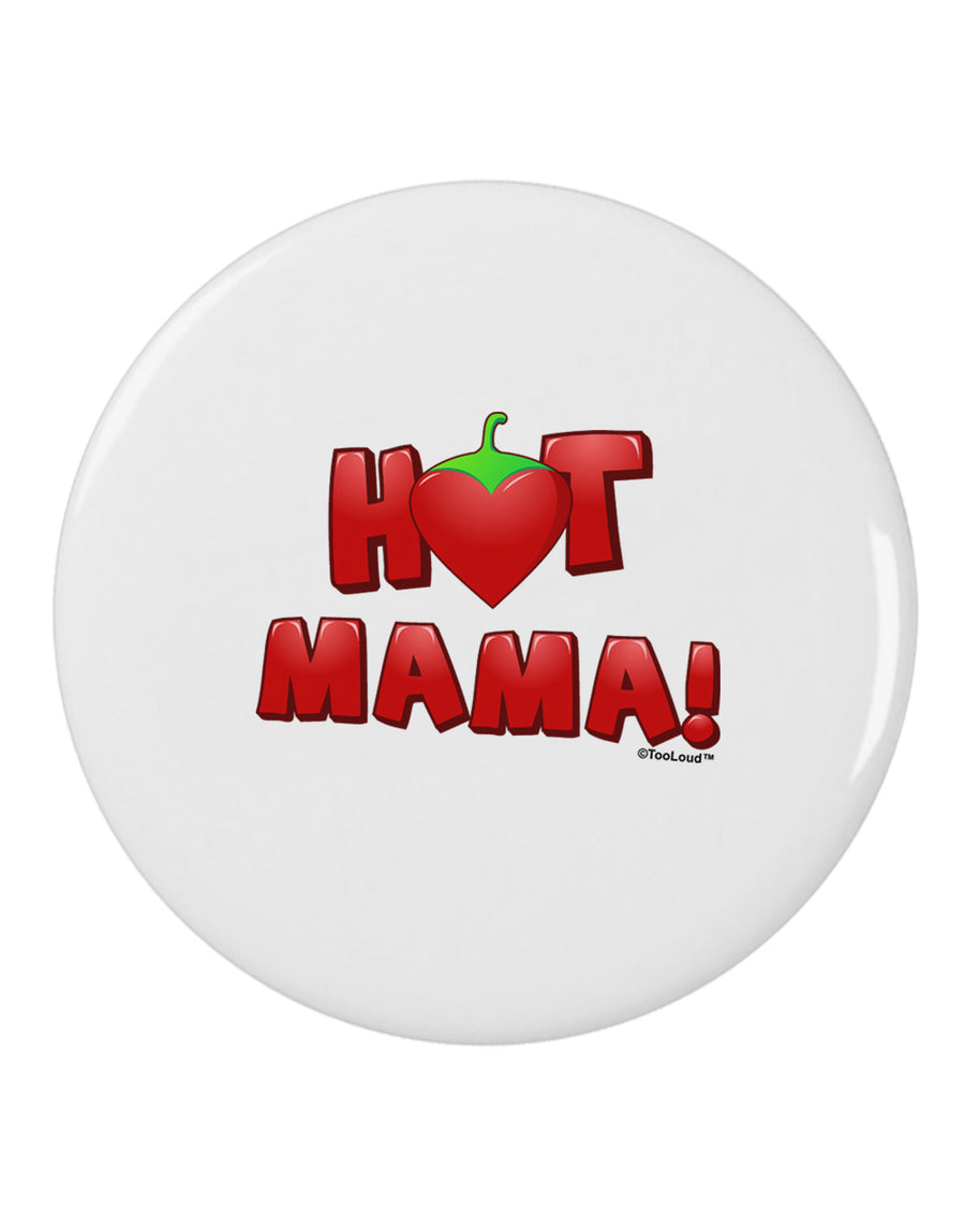 Hot Mama Chili Heart 2.25&#x22; Round Pin Button-Round Pin Button-TooLoud-White-2.25in-Davson Sales