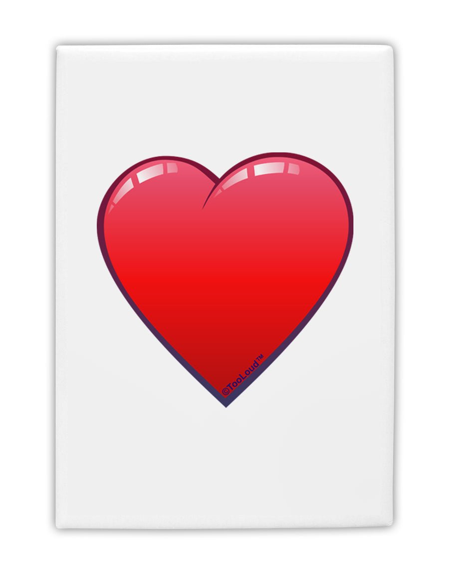 Cute Cartoon Heart Fridge Magnet 2&#x22;x3 by TooLoud-TooLoud-White-Davson Sales