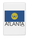 Atlanta Georgia Flag Text Fridge Magnet 2&#x22;x3 by TooLoud-Fridge Magnet-TooLoud-White-Davson Sales