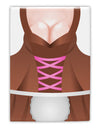 Sexy Dirndl Costume Brown Collapsible Neoprene Bottle Insulator All Over Print by TooLoud-TooLoud-White-Davson Sales