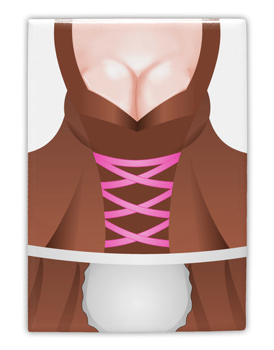 Sexy Dirndl Costume Brown Collapsible Neoprene Bottle Insulator All Over Print by TooLoud-TooLoud-White-Davson Sales