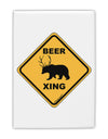 Beer Xing Fridge Magnet 2&#x22;x3-Fridge Magnet-TooLoud-White-Davson Sales