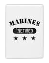 Retired Marines Fridge Magnet 2&#x22;x3 by TooLoud-Fridge Magnet-TooLoud-White-Davson Sales