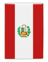 Peru Flag AOP Fridge Magnet 2&#x22;x3&#x22; All Over Print-Fridge Magnet-TooLoud-White-Davson Sales