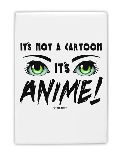 Not A Cartoon Eyes Green Fridge Magnet 2&#x22;x3 by TooLoud-Fridge Magnet-TooLoud-White-Davson Sales