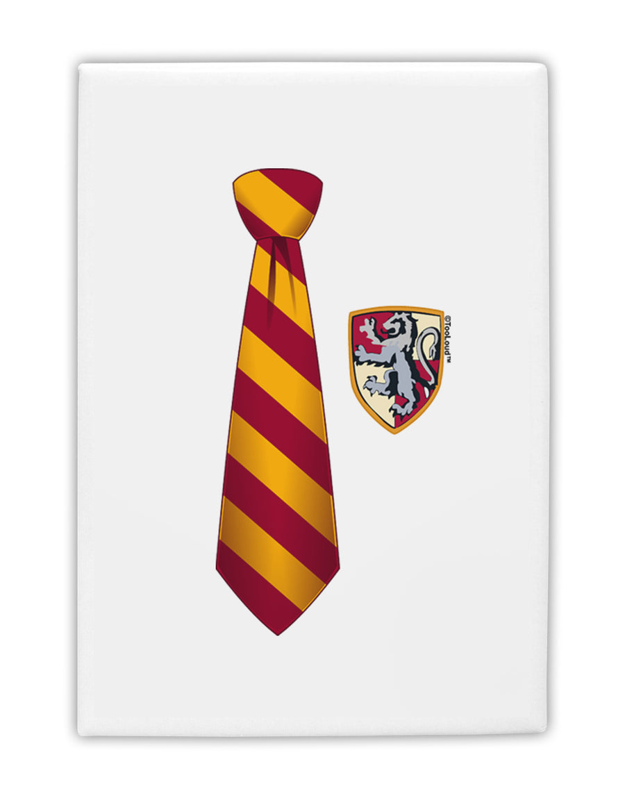 Wizard Tie Red and Yellow Fridge Magnet 2&#x22;x3-Fridge Magnet-TooLoud-White-Davson Sales
