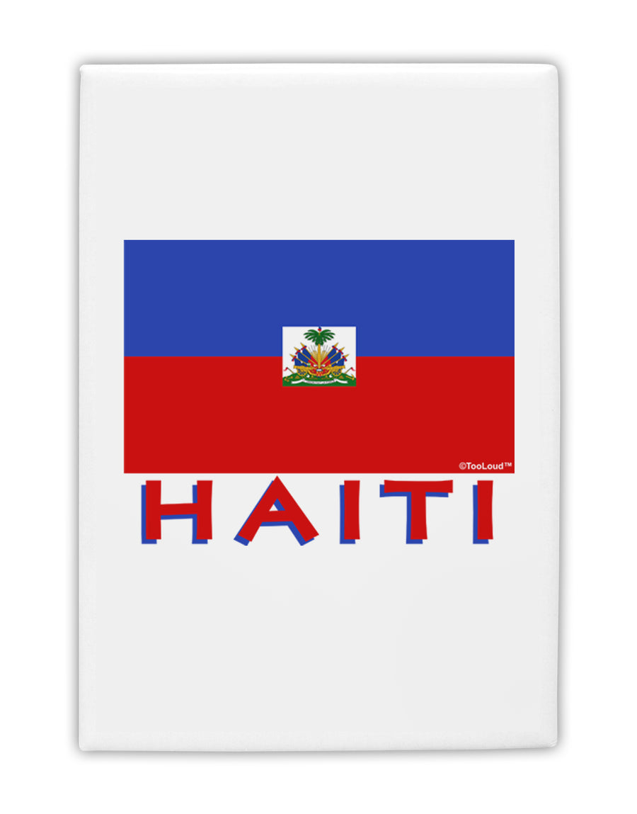 Haiti Flag Fridge Magnet 2&#x22;x3 by TooLoud-Fridge Magnet-TooLoud-White-Davson Sales