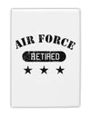 Retired Air Force Fridge Magnet 2&#x22;x3 by TooLoud-Fridge Magnet-TooLoud-White-Davson Sales