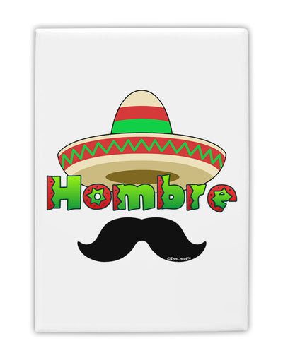 Hombre Sombrero Fridge Magnet 2&#x22;x3 by TooLoud-Fridge Magnet-TooLoud-White-Davson Sales