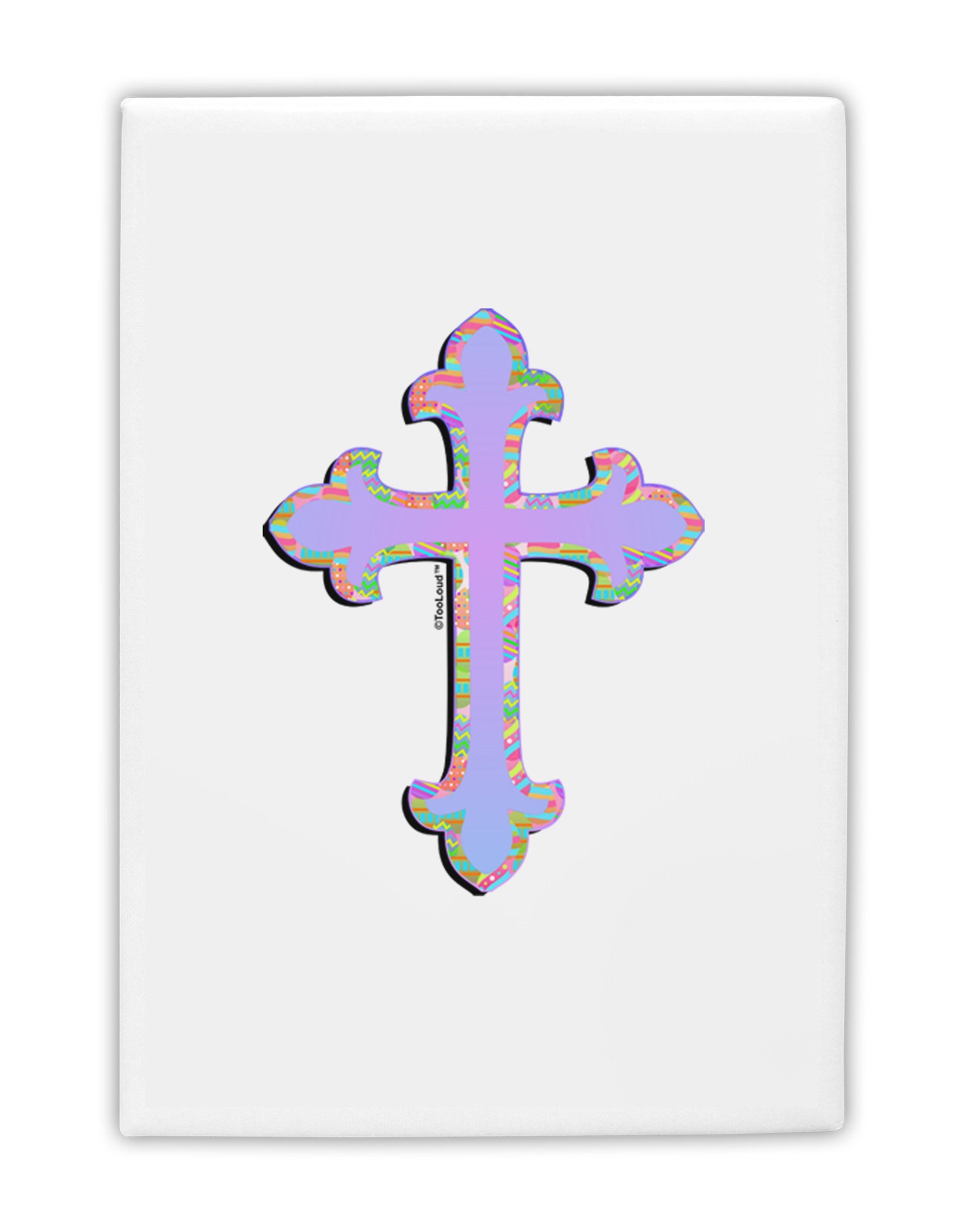 Easter Color Cross Fridge Magnet 2&#x22;x3-Fridge Magnet-TooLoud-White-Davson Sales