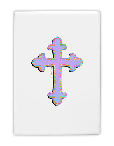 Easter Color Cross Fridge Magnet 2&#x22;x3-Fridge Magnet-TooLoud-White-Davson Sales