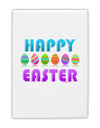 Happy Easter Decorated Eggs Fridge Magnet 2&#x22;x3-Fridge Magnet-TooLoud-White-Davson Sales