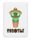 Fiesta Cactus Poncho Text Fridge Magnet 2&#x22;x3 by TooLoud-Fridge Magnet-TooLoud-White-Davson Sales