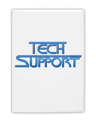 Tech Support Logo Fridge Magnet 2&#x22;x3 by TooLoud-Fridge Magnet-TooLoud-White-Davson Sales