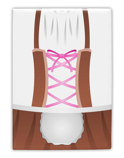Dirndl Costume Brown Collapsible Neoprene Bottle Insulator All Over Print by TooLoud-TooLoud-White-Davson Sales