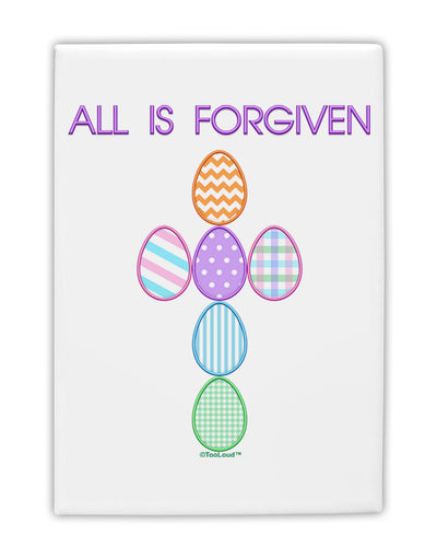 All is forgiven Cross Faux Applique Fridge Magnet 2&#x22;x3-Fridge Magnet-TooLoud-White-Davson Sales