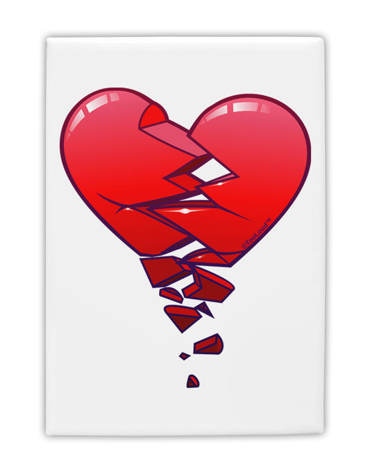 Crumbling Broken Heart Fridge Magnet 2&#x22;x3 by TooLoud-TooLoud-White-Davson Sales