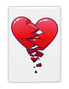 Crumbling Broken Heart Fridge Magnet 2&#x22;x3 by TooLoud-TooLoud-White-Davson Sales
