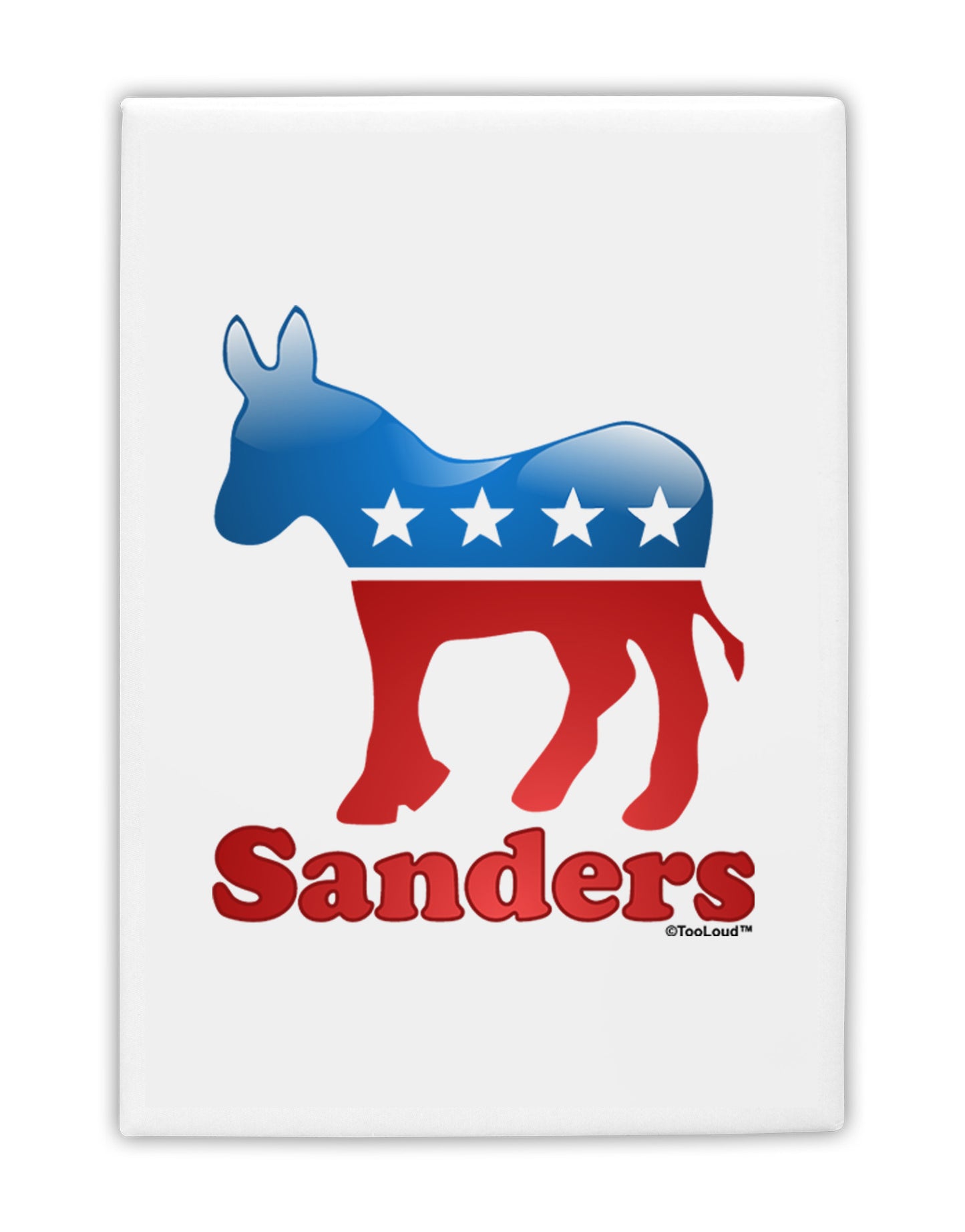 Sanders Bubble Symbol Fridge Magnet 2&#x22;x3-Fridge Magnet-TooLoud-White-Davson Sales