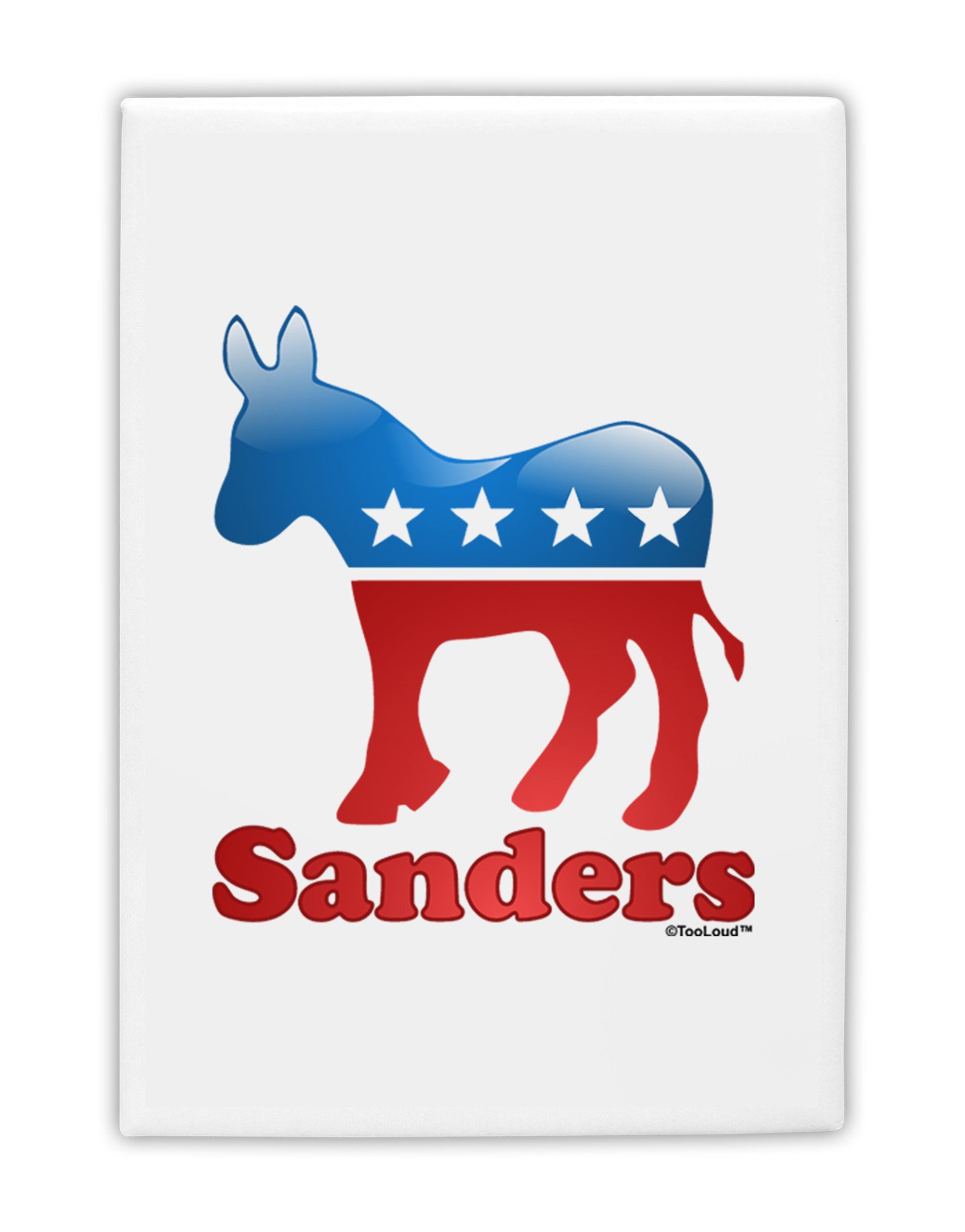 Sanders Bubble Symbol Fridge Magnet 2&#x22;x3-Fridge Magnet-TooLoud-White-Davson Sales