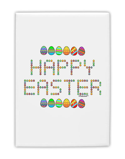 Happy Easter Eggs Fridge Magnet 2&#x22;x3-Fridge Magnet-TooLoud-White-Davson Sales