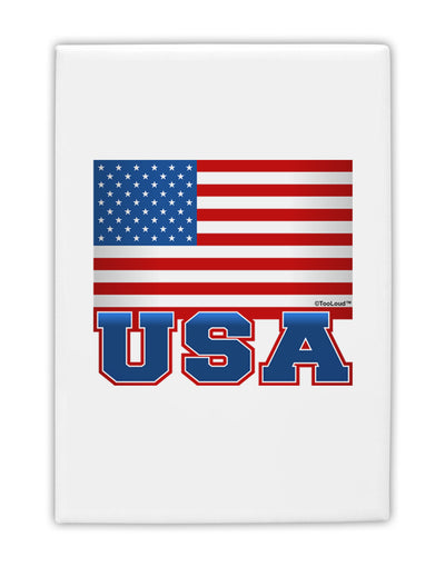 USA Flag Fridge Magnet 2&#x22;x3-Fridge Magnet-TooLoud-White-Davson Sales