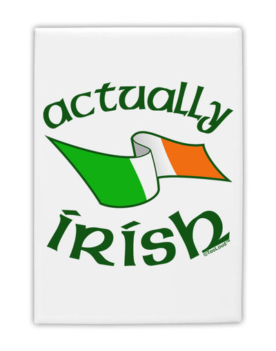 Actually Irish Fridge Magnet 2&#x22;x3-Fridge Magnet-TooLoud-White-Davson Sales