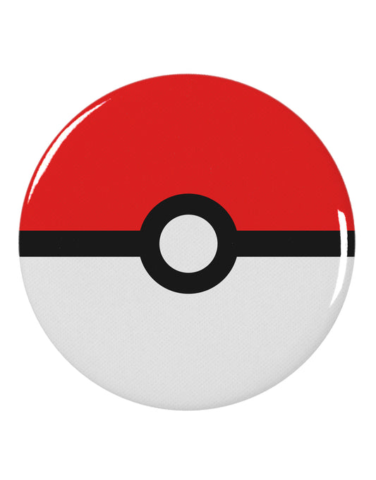 Sporty Red and White Circle 2.25&#x22; Round Pin Button All Over Print-Round Pin Button-TooLoud-White-2.25in-Davson Sales