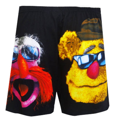 The Muppets Cast Black Boxer Shorts for men-Boxer Shorts-Disney-Black-Small-Davson Sales