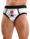 I've Got a Heart On - Mens Sexy Briefs Underwear - White and Black-Mens Briefs-TooLoud-White with Black-Small-Davson Sales
