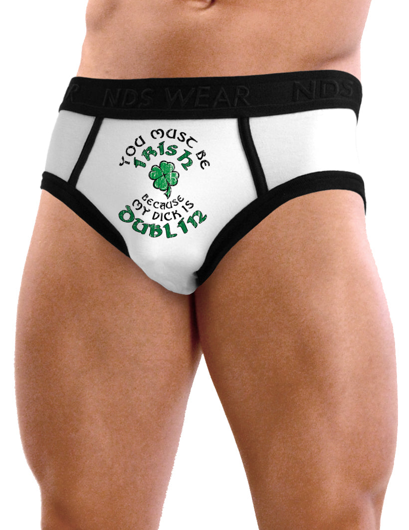 You Must Be Irish Because - Mens St. Patrick's Day Pouch Briefs Underwear-Mens Briefs-TooLoud-You-Must-Be-Irish-Because White-Small-Davson Sales