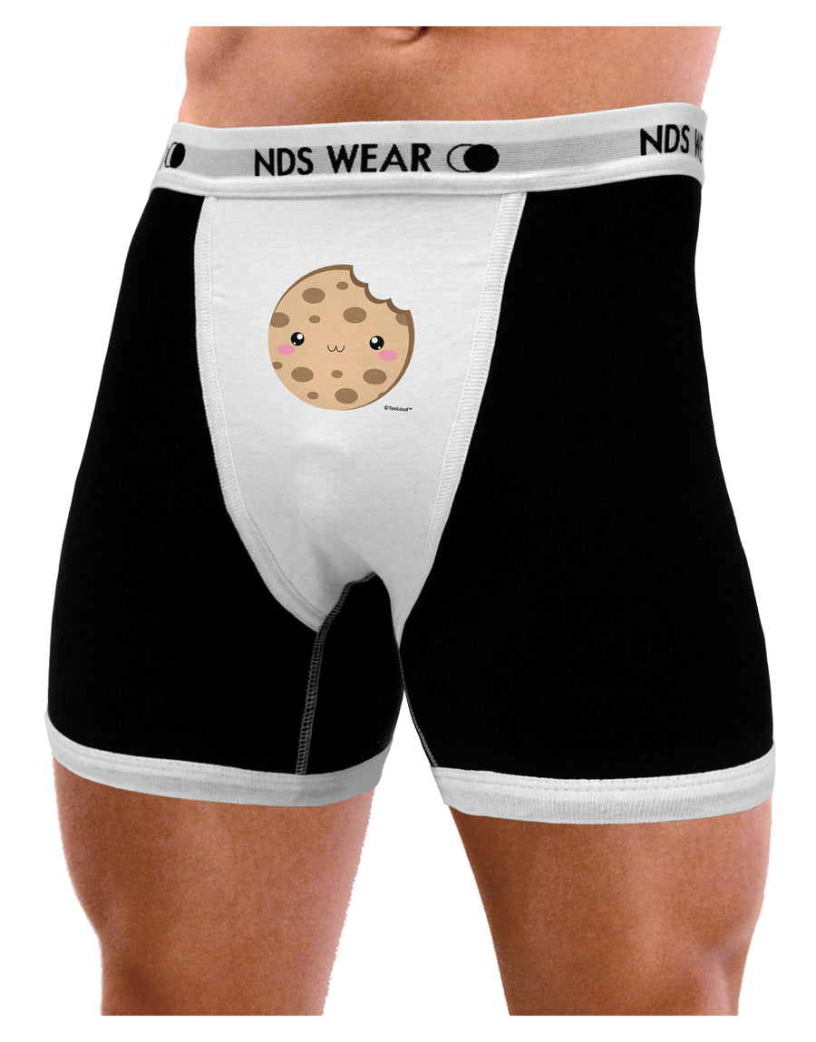 Cute Matching Milk and Cookie Design - Cookie Mens NDS Wear Boxer Brief Underwear by TooLoud-Boxer Briefs-NDS Wear-Black-with-White-Small-Davson Sales