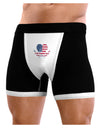 American Flag Decorative Floral Heart Vintage Mens NDS Wear Boxer Brief Underwear-Boxer Briefs-NDS Wear-Black-with-White-Small-Davson Sales