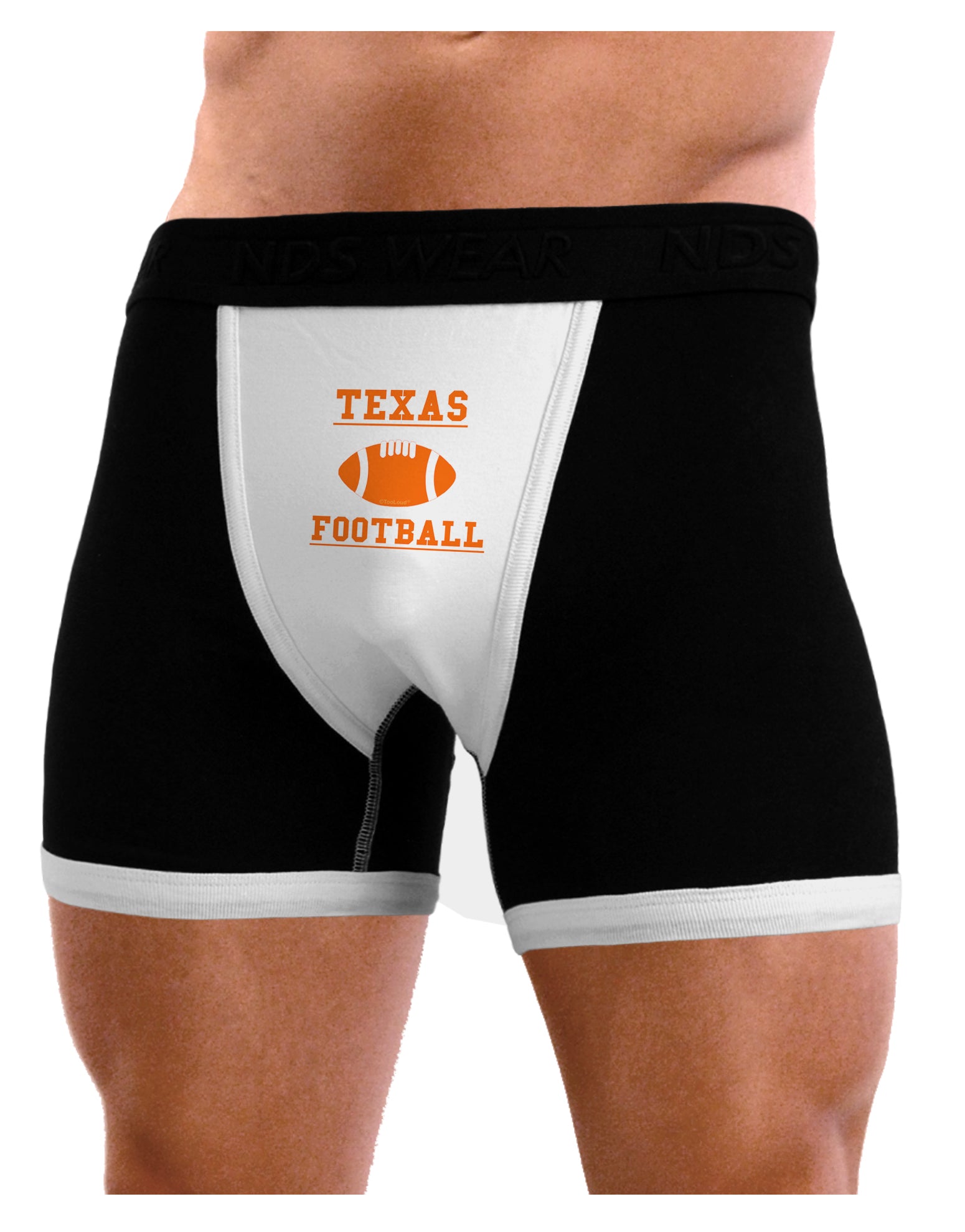 Texas Football Mens NDS Wear Boxer Brief Underwear by TooLoud