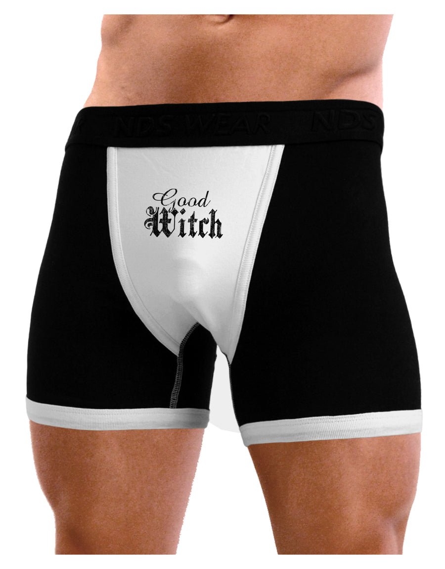 Good Witch - Halloween Distressed Mens NDS Wear Boxer Brief Underwear-Boxer Briefs-NDS Wear-Black-with-White-Small-Davson Sales