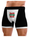 Bah Humbug Merry Christmas Mens NDS Wear Boxer Brief Underwear-Boxer Briefs-NDS Wear-Black-with-White-Small-Davson Sales