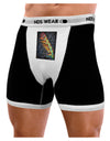 Rainbow Feather Mens NDS Wear Boxer Brief Underwear-Boxer Briefs-NDS Wear-Black-with-White-Small-Davson Sales