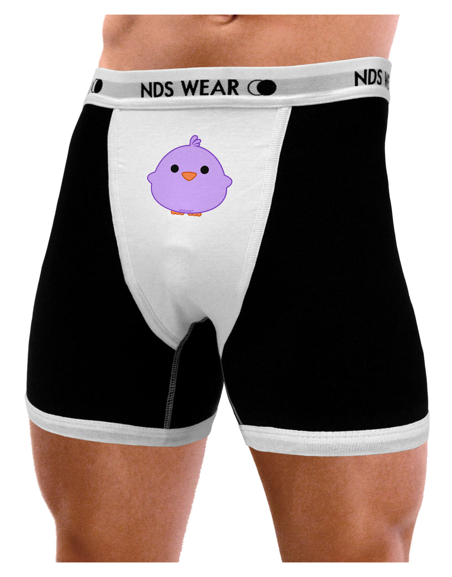 Cute Little Chick - Purple Mens NDS Wear Boxer Brief Underwear by TooLoud-Boxer Briefs-NDS Wear-Black-with-White-Small-Davson Sales