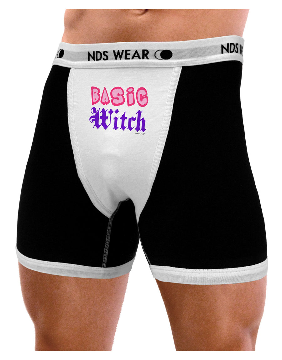 Basic Witch Color Mens NDS Wear Boxer Brief Underwear-Boxer Briefs-NDS Wear-Black-with-White-XXX-Large-Davson Sales