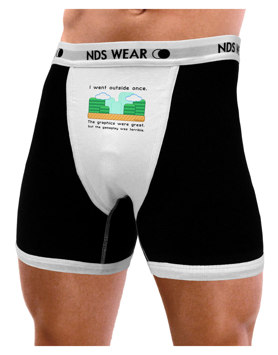 The Gameplay Was Terrible Mens NDS Wear Boxer Brief Underwear-Boxer Briefs-NDS Wear-Black-with-White-Small-Davson Sales