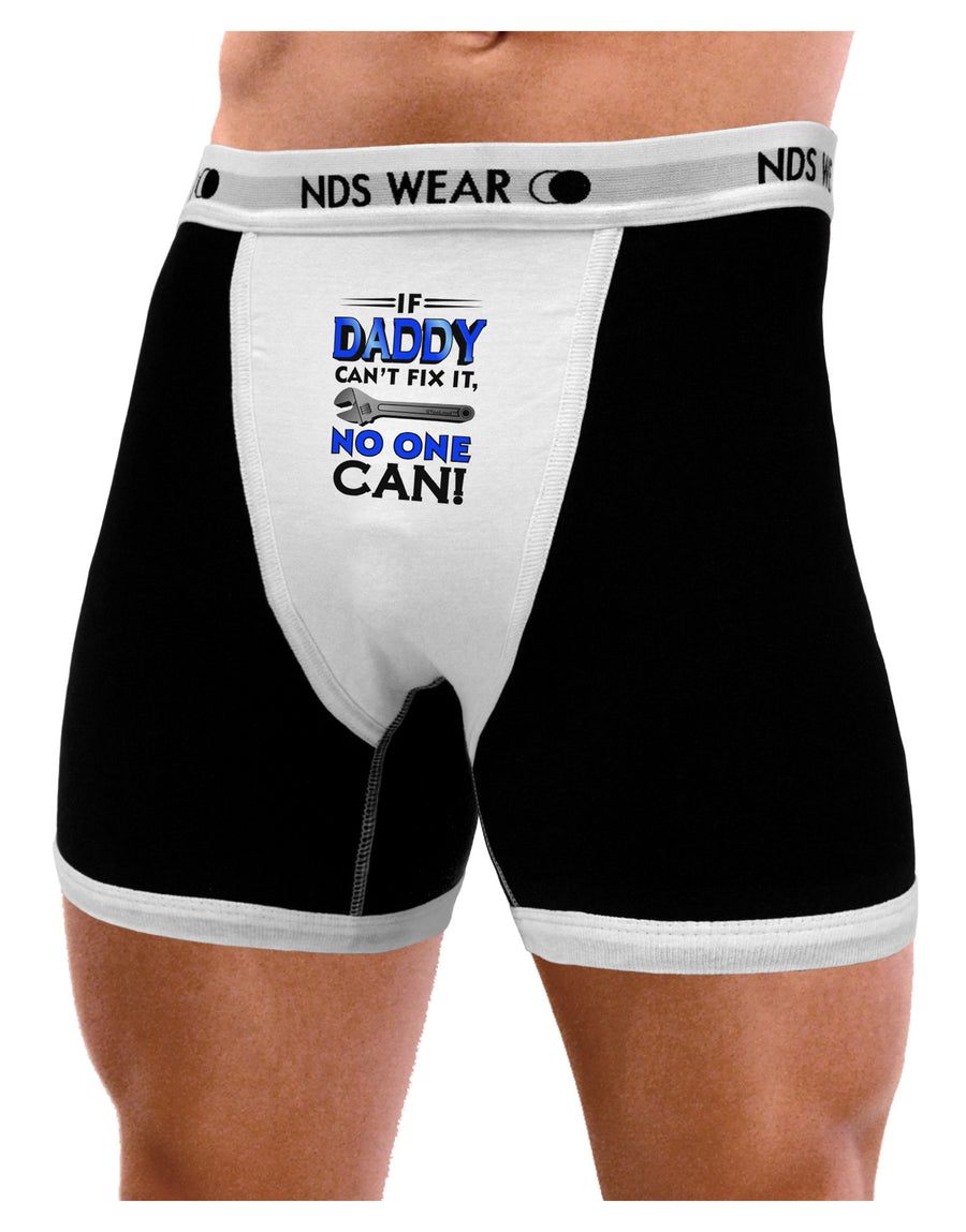 If Daddy Can't Fix It Mens NDS Wear Boxer Brief Underwear-Boxer Briefs-NDS Wear-Black-with-White-Small-Davson Sales