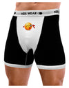 Kissy Face Emoji Girl Mens NDS Wear Boxer Brief Underwear-Boxer Briefs-NDS Wear-Black-with-White-Small-Davson Sales