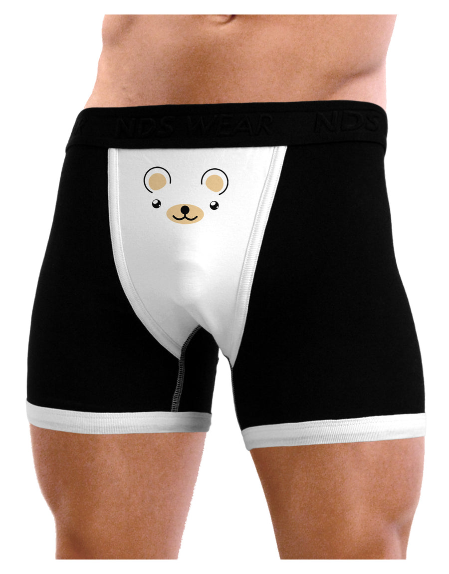 Kyu-T Ears - Beartholomew Teddy Bear Mens NDS Wear Boxer Brief Underwear-Boxer Briefs-NDS Wear-Black-with-White-Small-Davson Sales