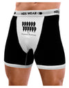 Twelve Drummers Drumming Text Mens NDS Wear Boxer Brief Underwear-Boxer Briefs-NDS Wear-Black-with-White-Small-Davson Sales