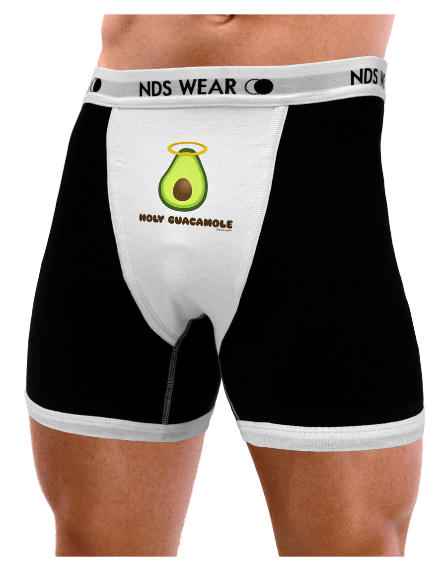 Holy Guacamole Design Mens NDS Wear Boxer Brief Underwear by TooLoud-Boxer Briefs-NDS Wear-Black-with-White-Small-Davson Sales